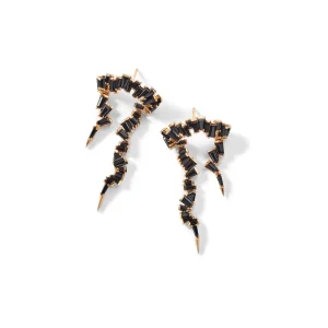 Ruffled Ear Lassos - Black Spinel
