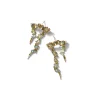 Ruffled Ear Lassos - Green Tourmaline