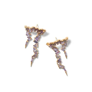 Ruffled Ear Lassos - Tanzanite