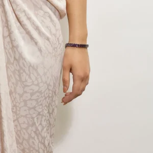 Small Deco-Tile Bracelet - Amethyst