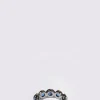 Small Dot Eternity Band - Blue Kyanite