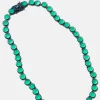 Small Dot Rivière Necklace - Green Onyx