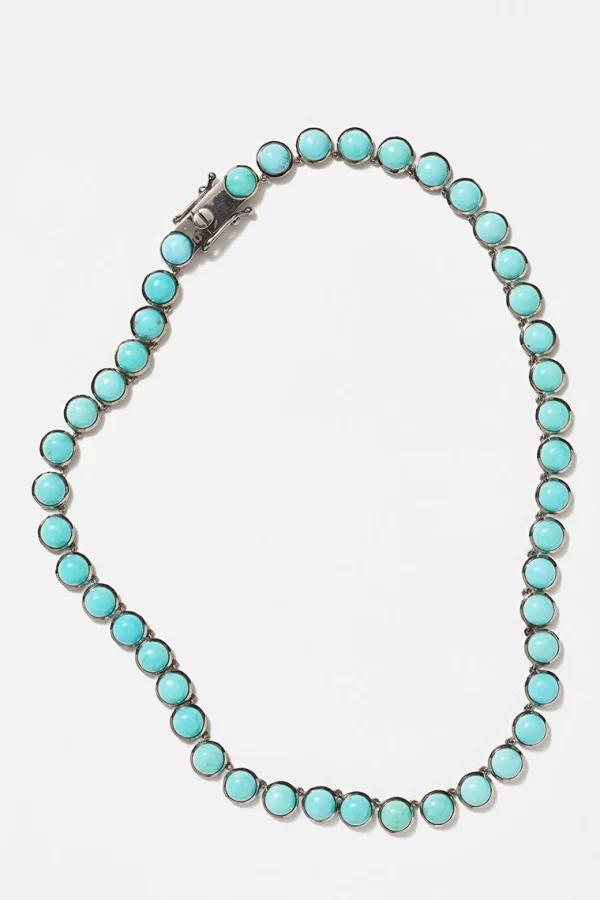 Small Dot Rivière Necklace - Turquoise
