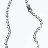 Small Dot Rivière Necklace - White Zircon