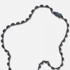 Small Scallop Rivière Necklace - Black Spinel