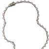 Small Scallop Rivière Necklace - Pink Opal