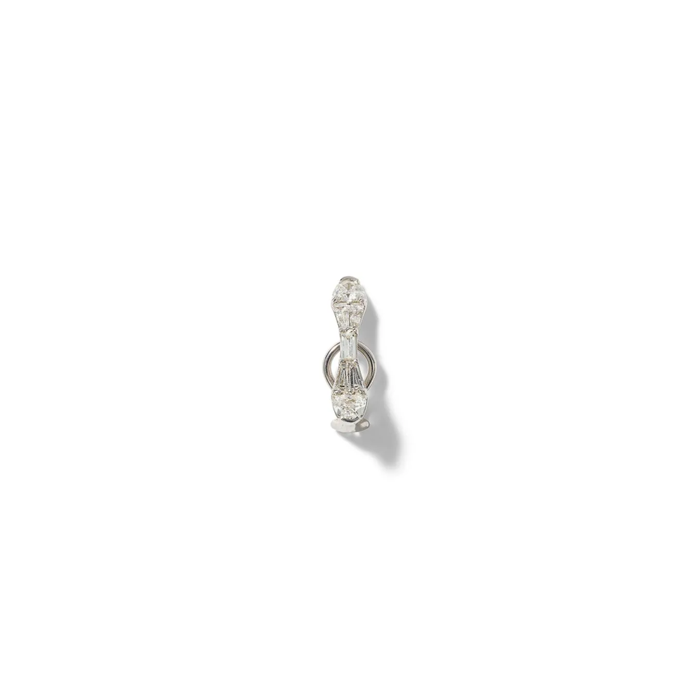 small_single_baton_ear_cu_0.webp Small Single Baton Ear Cuff - Diamond