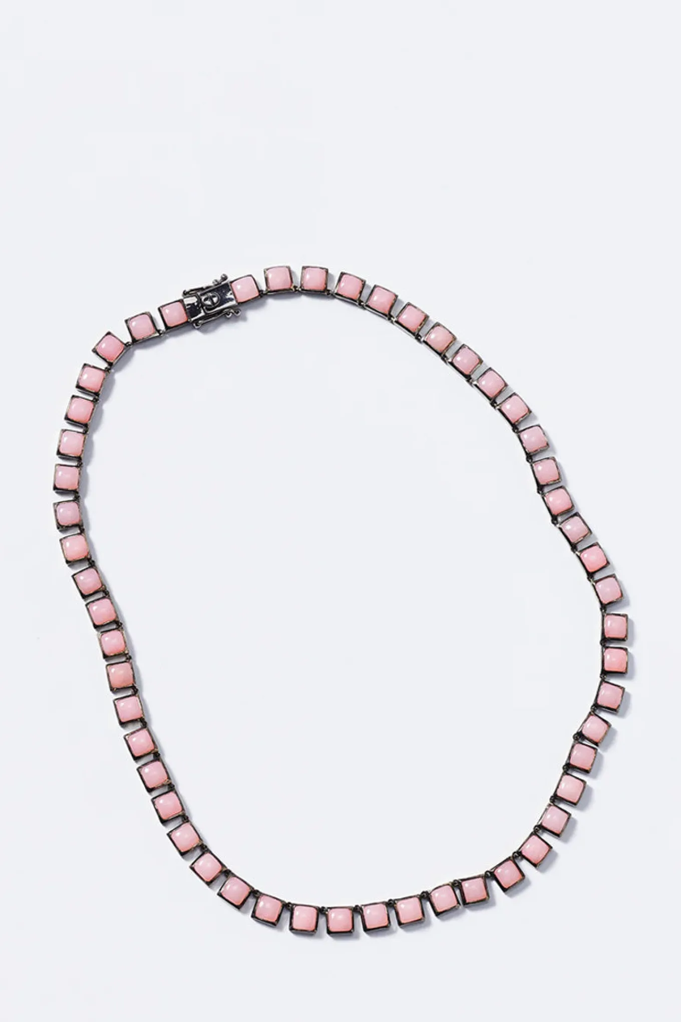 small_tile_rivire_necklac_0-2.webp Small Tile Rivière Necklace - Pink Opal