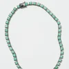 Small Tile Rivière Necklace - Chrysoprase