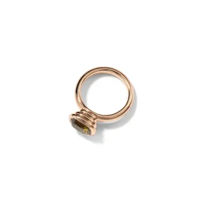 Stacked Solitaire Ring - Sphene