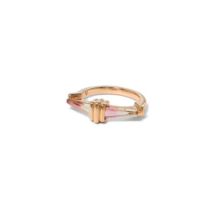 Steamer Ring - Bi-Color Tourmaline