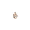Strapped Diamond Heart Pendant