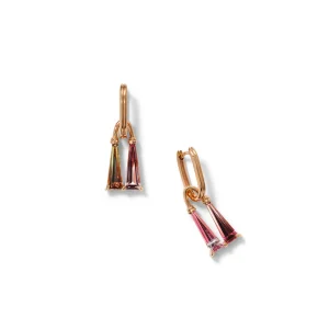 Tassel Drop Earrings - Bi-Color Tourmaline