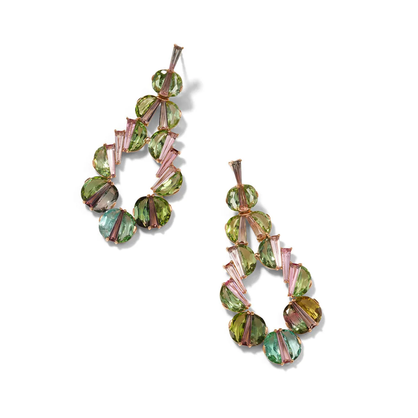 torero_earrings__green_to_0.webp Torero Earrings - Green Tourmaline and Pink Tourmaline