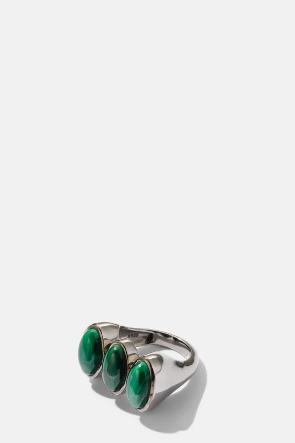 Triple Elliptic Ring - Malachite