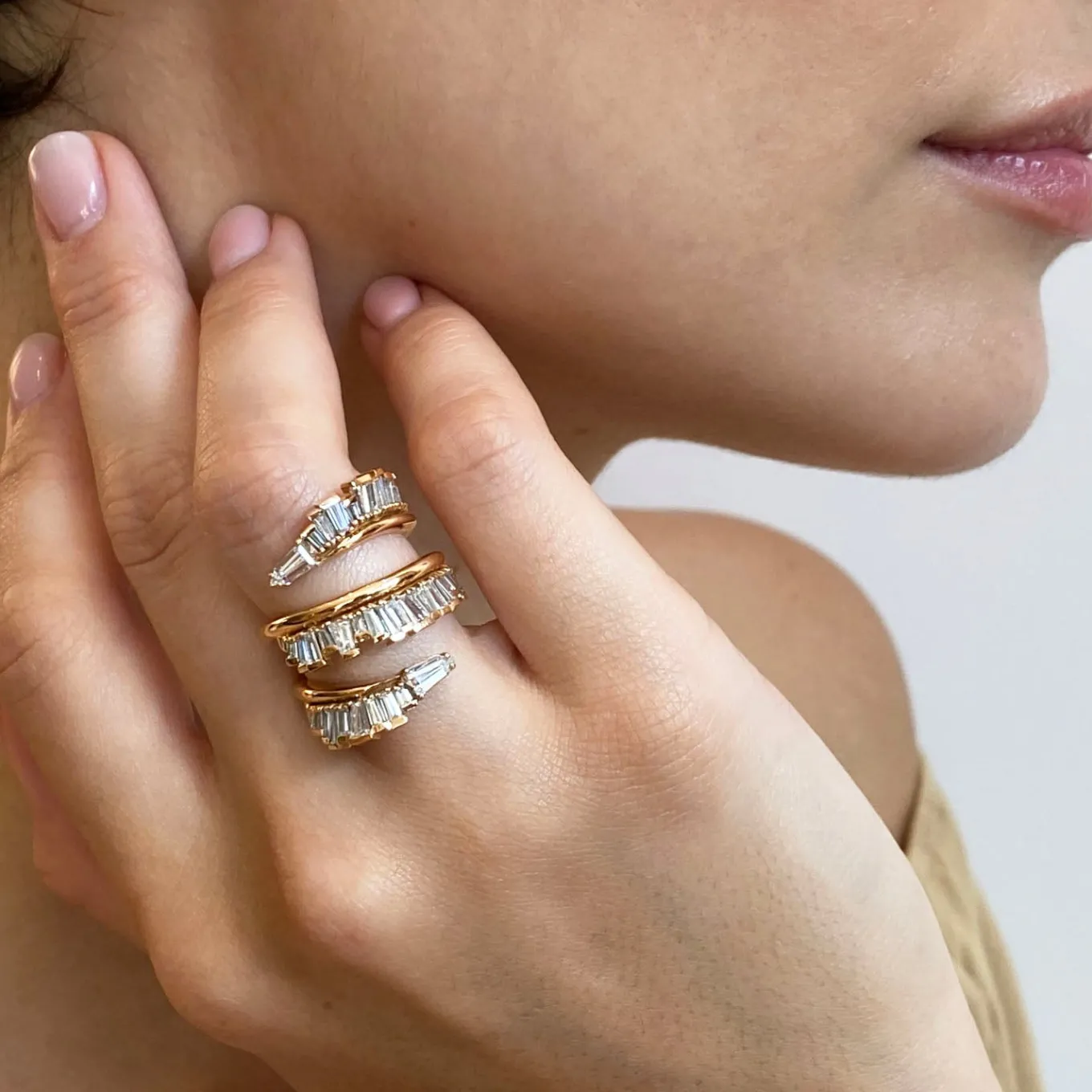 triple_ruched_coil_ring___1.webp Triple Ruched Coil Ring - Diamond