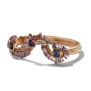 Triple Stone Fray Cuff - Spinel