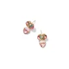 Trofeo Earrings - Pink Tourmaline, Bi-Color Tourmaline