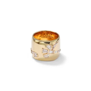 Wrapped Crocus Ring - Diamond